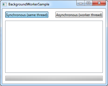 C# backgroundworker progress bar tutorial